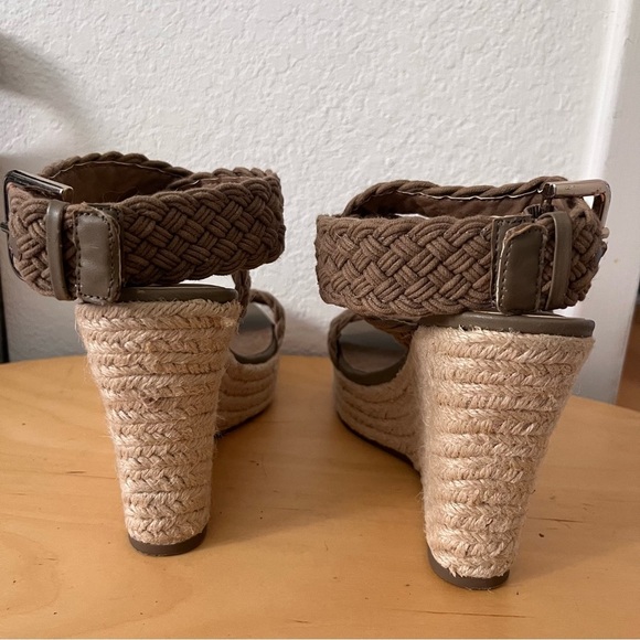 Jessica Simpson Platform Espadrille Sandal Crossover Strap Size 9.5 - Picture 5 of 13